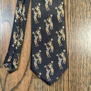 Vintage St. Stefano Italian Silk Golf Tie